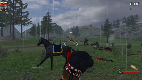 I think the horse is in the way?